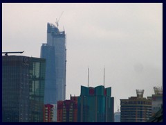 Zhujiang New Town seen from the Haizhu district.